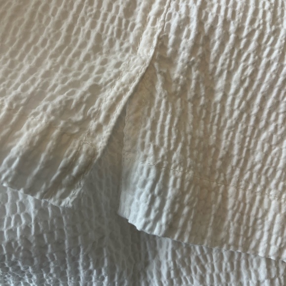 Robert Graham white textured shirt sleeve button down - Picture 7 of 9